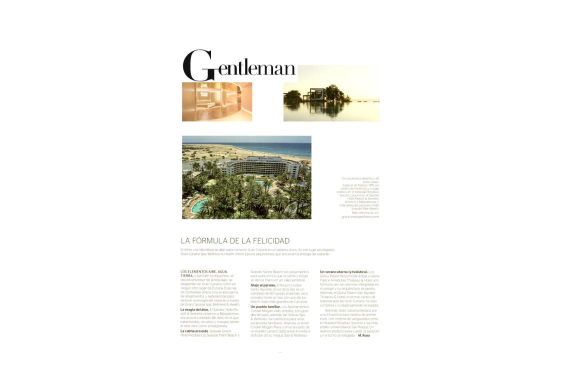 Acción Villarrazo en Revista Gentleman - La Formula de la Felicidad Seaside