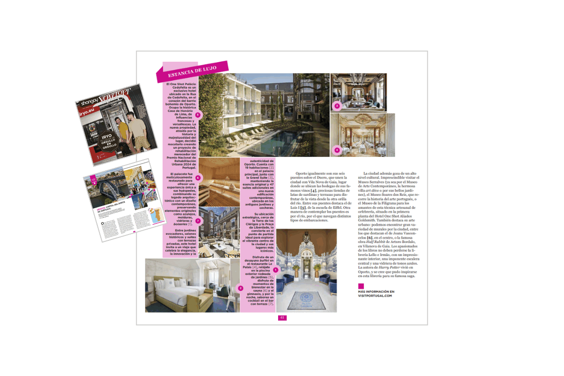 Prensa Villarrazo Web Casos Exito Revista Shangay Voyager 43 cliente One Shot Hotels
