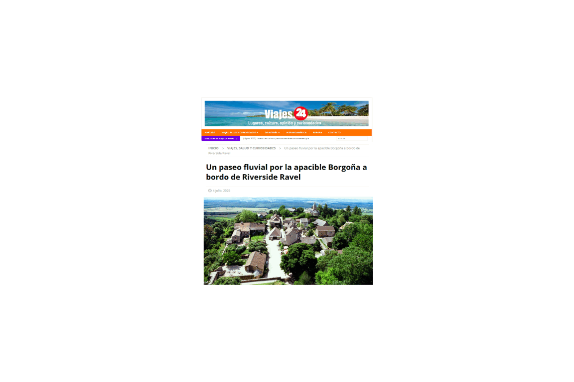 Prensa Villarrazo Web Casos Exito Cliente Riverside Luxury Cruises medio Viajes 24 h