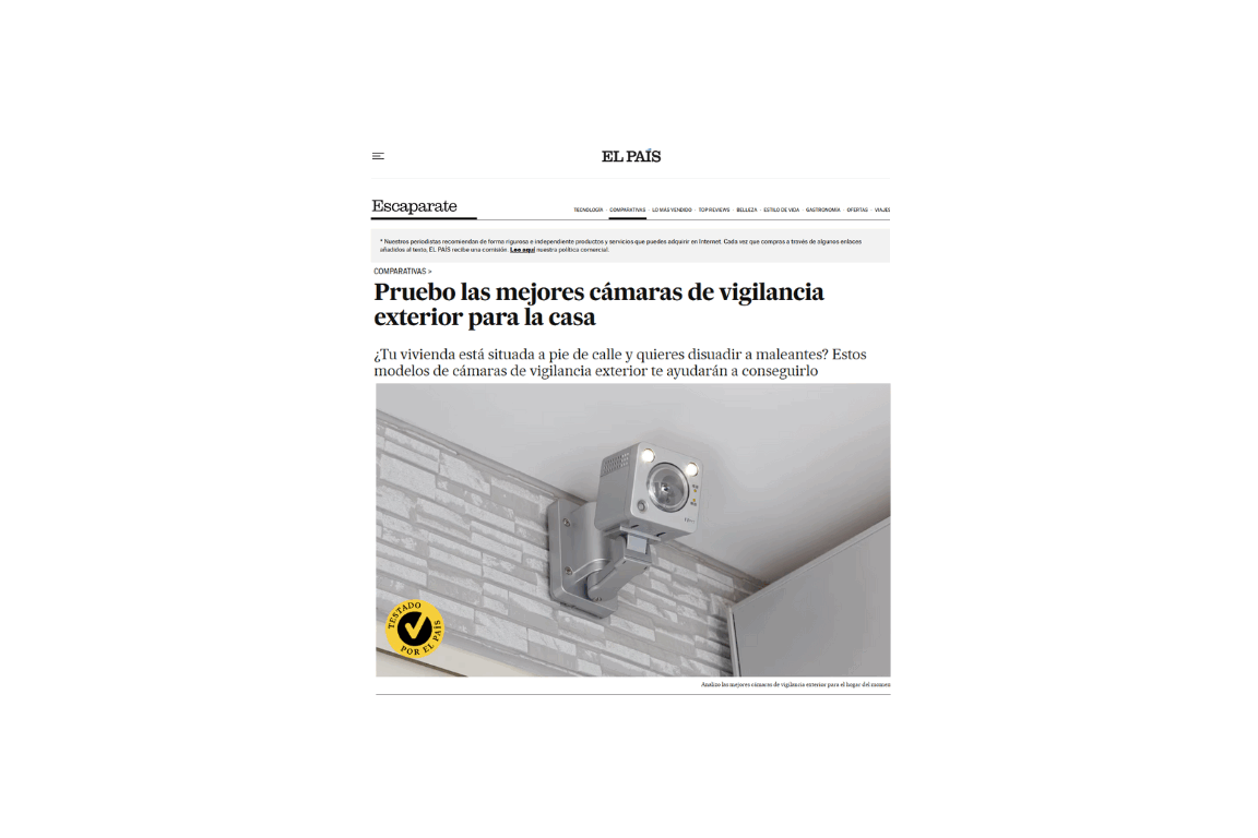 Prensa Villarrazo Web Casos Exito periodico El Pais prueba camara seguridad Netatmo