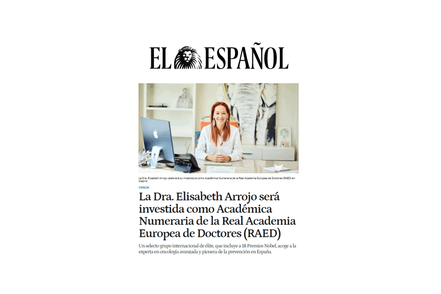 2025_10_20 Prensa Villarrazo Web Casos Exito_El Español Dra Arrojo investida Academica RAED