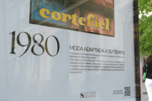 Historia de Cortefiel 1980_mupi exposición