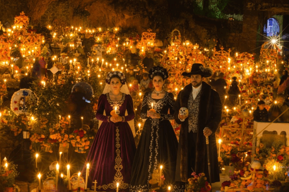 Noche de Todos los Santos blog Villarrazo altar de muertos