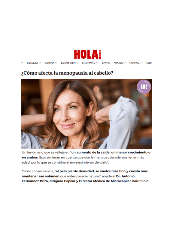 Prensa Villarrazo Web Casos Exito_Revista Hola Microcapilar Hair Clinic